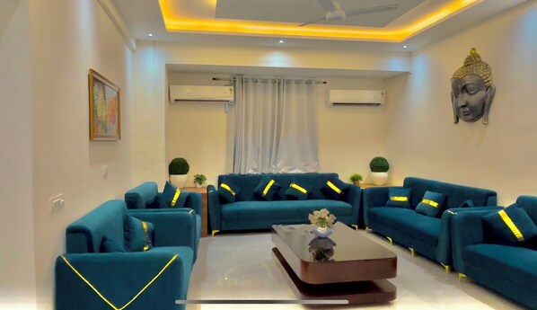 Sala de estar en el lobby