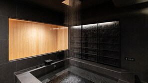 Cavern Room | Bathroom | Hair dryer, bathrobes, slippers, bidet - Cave Ryokan Hotel by Aank Sungshin Univ. (Seoul)