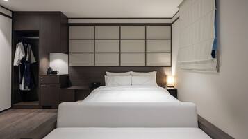 Hinoki Hot spring Deluxe | Premium bedding, blackout drapes, soundproofing, free WiFi