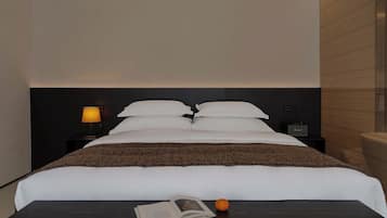 Ropa de cama de alta calidad, edredón y artículos del minibar gratis