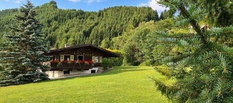 Cabin in Zöblen with swimming pool