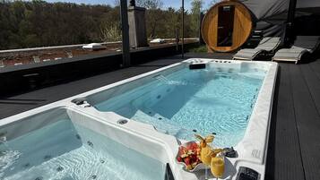 Idromassaggio all'aperto