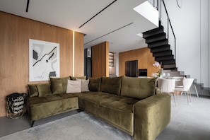 Apartment (51) | Living area | Flat-screen TV - Apartamenty Sun & Snow Lake House (Serock)