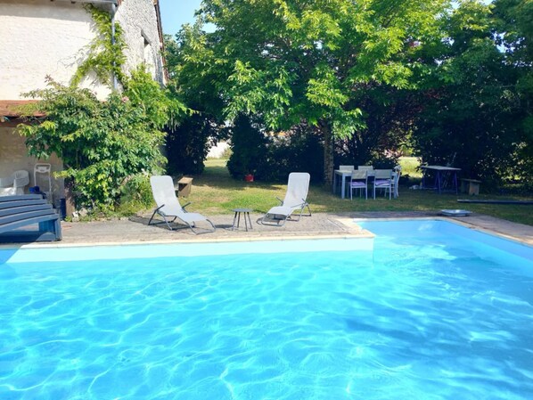 Pool - Country cottage with swimming pool, many visits and activities nearby (Bossay-sur-Claise)