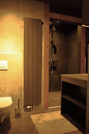 SĂšche-cheveux, serviettes fournies, savon, papier toilette