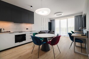 Appartamento Exclusive, balcone, vista cortile | Interni