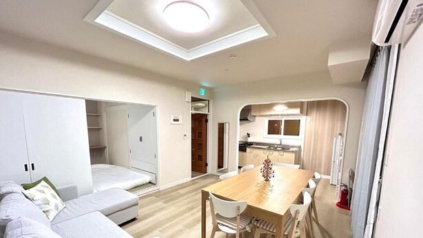 Living area - Warashibe House (Furano)