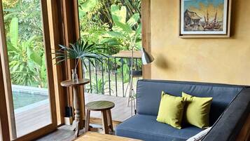 Villa, Pool View | Living area