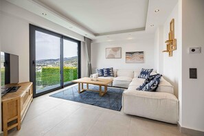 Villa, 4 Bedrooms, Smoking, Private Pool | Living room - Stunning Villa With Private Pool and Luxuriest Views (Bodrum)