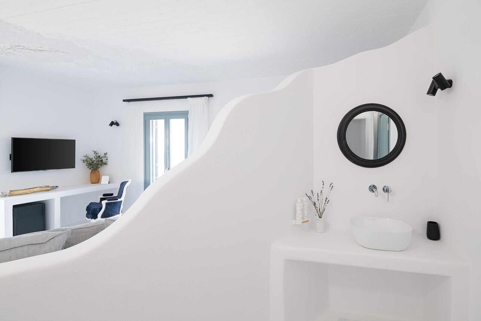 Kamar Double Panorama, pemandangan pantai | Brankas dan didekorasi berbeda-beda