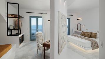 Junior Suite, Beach View | In-room safe, individually decorated, individually furnished, free WiFi