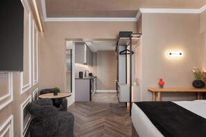 1 chambre, lit parapluie, Wi-Fi gratuit, draps fournis