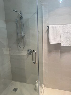 Towels, soap, toilet paper