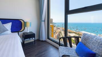 Premium bedding, memory foam beds, minibar, individually decorated