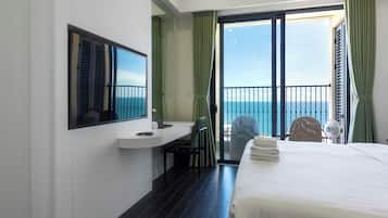 Premium bedding, memory foam beds, minibar, individually decorated