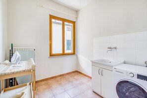 Family House, 3 Bedrooms, 2 Bathrooms, Mountainside (Home Boccaccio Terrace and Chianti) | Bathroom | Separate tub and shower, bidet, towels, soap