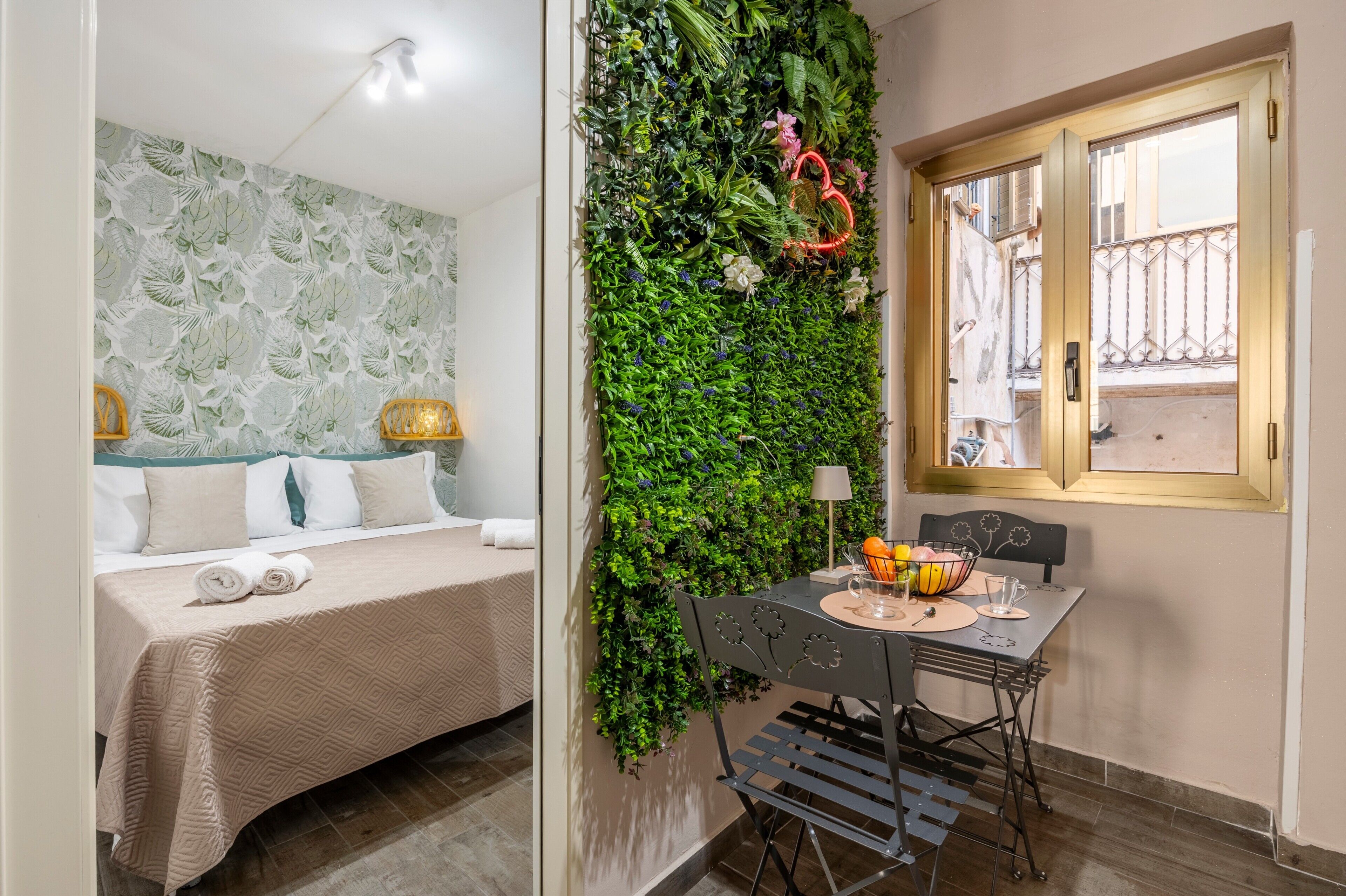 1 غرفة نوم ومكواة/لوح كي وواي فاي وملاءات أسرّة