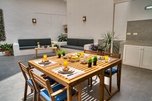 Opções para refeição ao ar livre