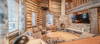 Aavalevi Riekkopolku Log Villa