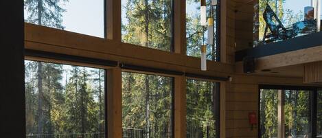 تلفزيون، مدفأة، ستيريو