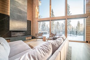 TV, fireplace, stereo