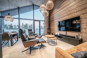 Télévision, cheminée