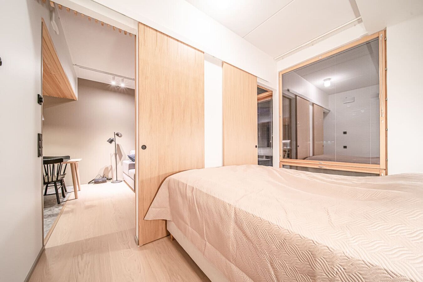 書桌、熨斗/熨衫板、免費 Wi-Fi、床單