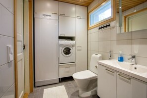 Hårtork och handdukar