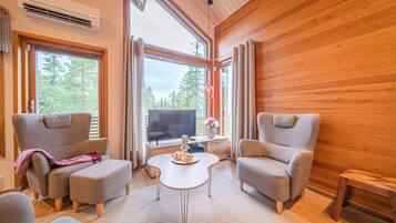 Televisio, takka, DVD-soitin