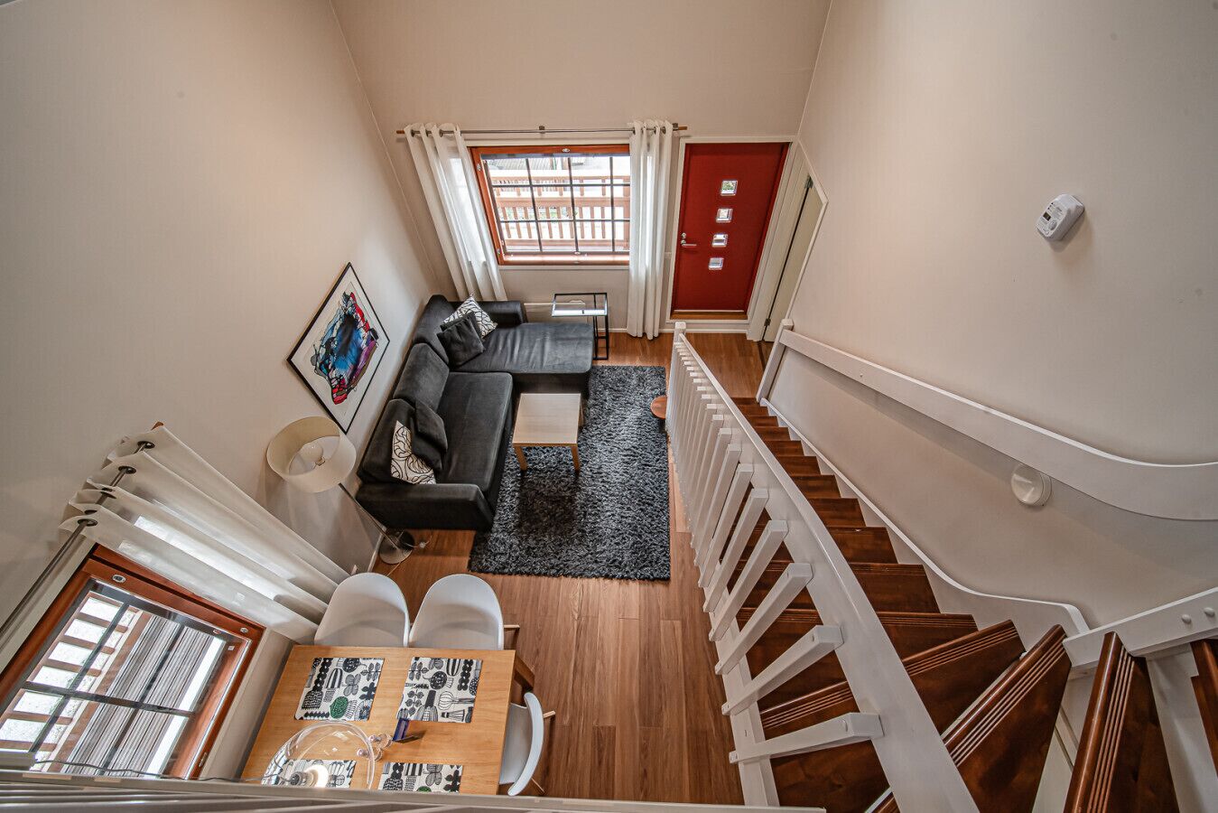 Télévision, cheminée