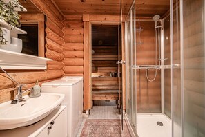 Hårtork och handdukar