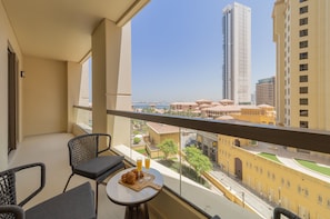 Appartement Luxe, 2 chambres, non-fumeurs, vue mer | Balcon