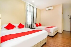 Free WiFi, bed sheets