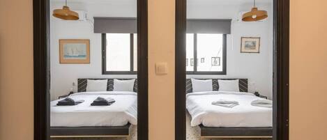 2 bedrooms, desk, iron/ironing board, WiFi