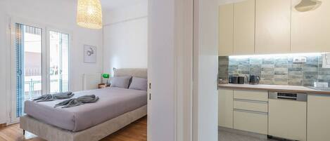 2 soveværelser, skrivebord, strygejern/strygebræt, Wi-Fi