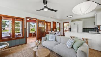 智能电视、壁炉、书