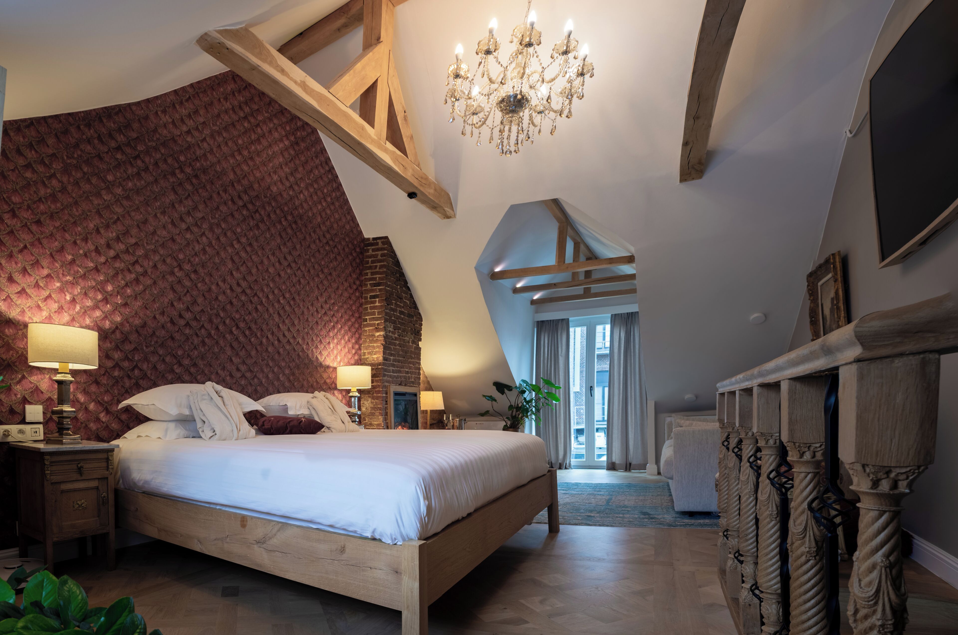 Cathedral Suite, King Bed, City View | Egyptian cotton sheets, premium bedding, pillowtop beds