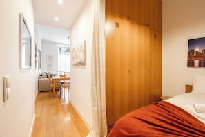 1 Schlafzimmer, Bügeleisen/Bügelbrett, kostenloses WLAN, Bettwäsche