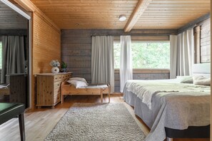 Classic-Chalet, Blick auf den Innenhof