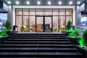 Entrada al alojamiento