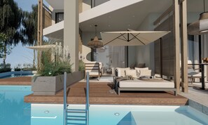 Suite Private Pool | Terrasse/gårdhave