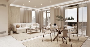 Junior Suite Garden View | Living area