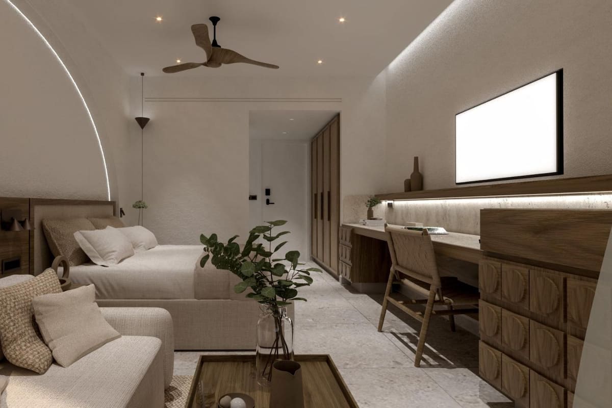 Double Sea View | Living area