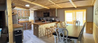 Lake Front Property with a gentle path to a private dock and lake. 3bed 2 bath