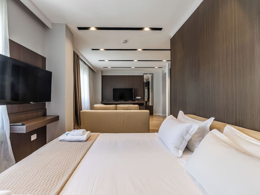 Deluxe Double Room | In-room safe, blackout curtains, iron/ironing board, free WiFi