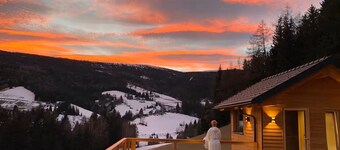 Chalet Sound of Nature - Pool and panorama sauna