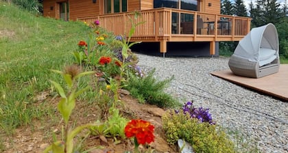 Chalet Sound of Nature - Pool and panorama sauna