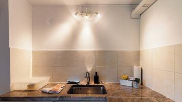 Appartement Classique, balcon, vue montagne | Cuisine privée