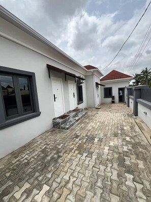 Façade de l’hébergement