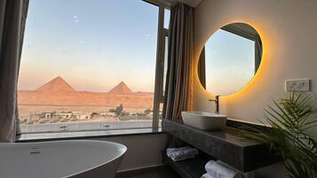 Towels, soap, toilet paper